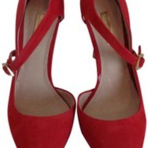 Louise et Cie Red Suede Pumps